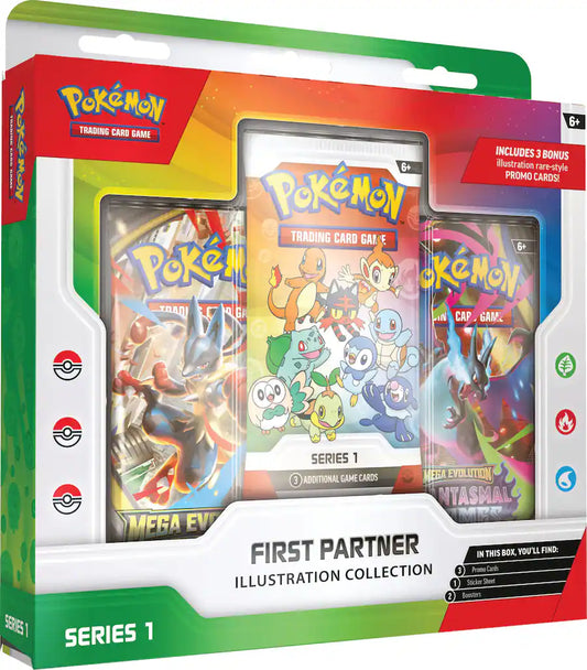 Pokémon First Partner Illustration Collection Series 1 Pre-Order Wave 2