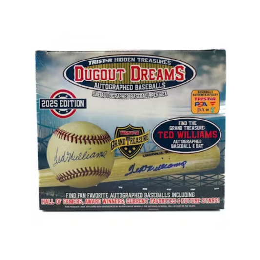 Hidden Treasures Dugout Dreams Signed Baseball