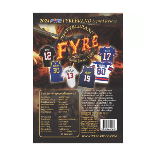 2024 Fyre Multi-Sport Signed Jersey Edition