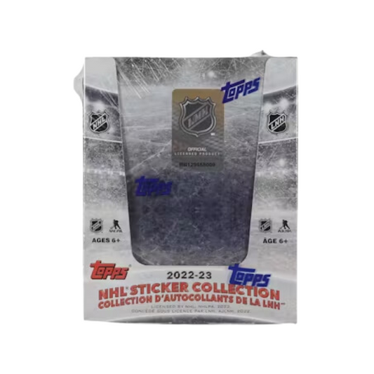 2022-23 Topps NHL Hockey Sticker Collection 50-Pack Box